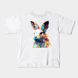 Rabbit Bunny Animal Freedom World Wildlife Wonder Abstract Kids T-Shirt